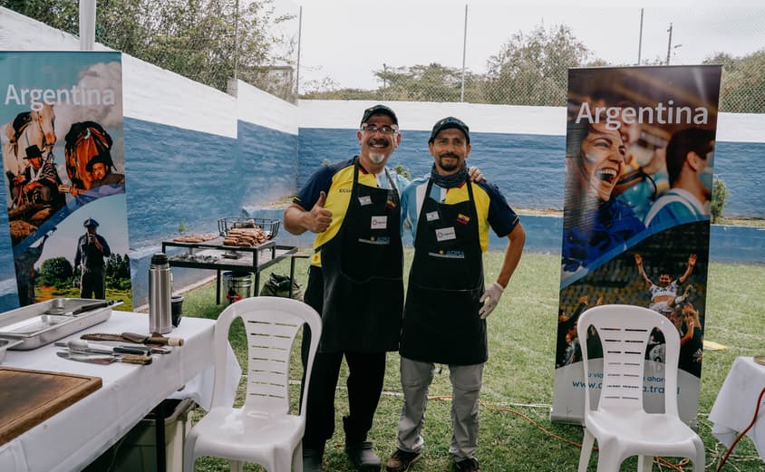 delicious food at family fun day