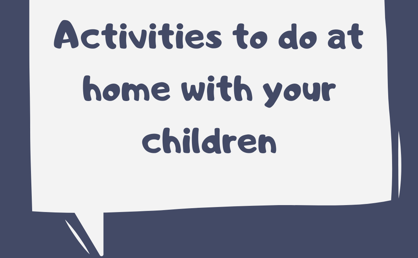 Activities to do at home 1