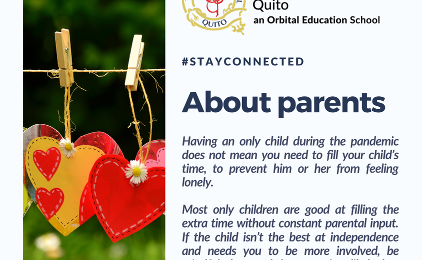 Social distancing with an only child 2