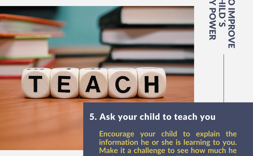 Ways to improve childs memory 6