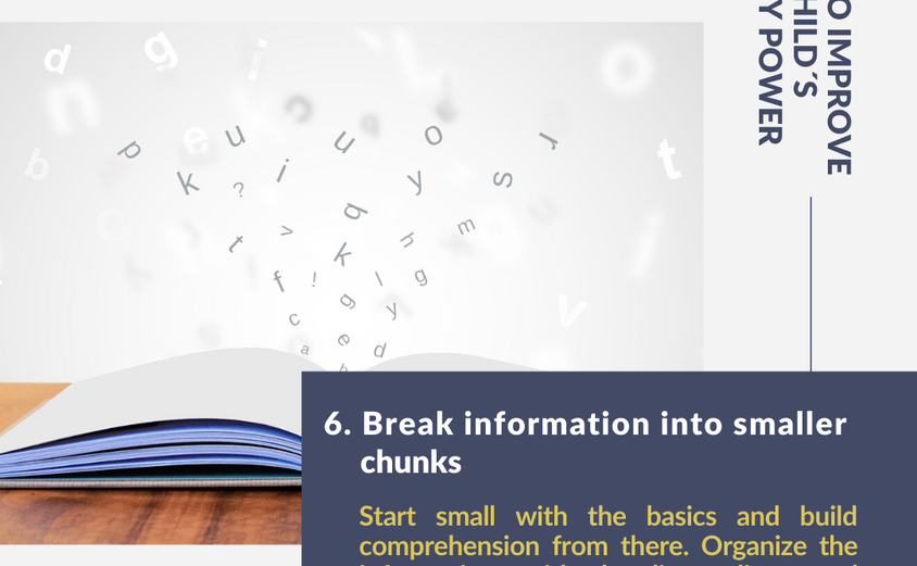 Ways to improve childs memory 7