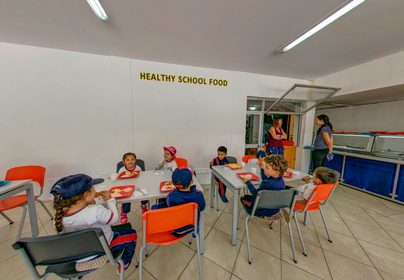 big cafeteria space at BSQ